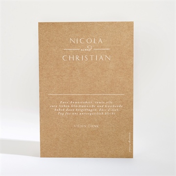 Dankeskarte Hochzeit panorama - Vue 2