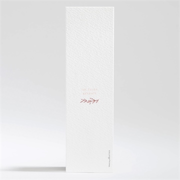 Andenken Taufe blätterranke rosa - Vue 2