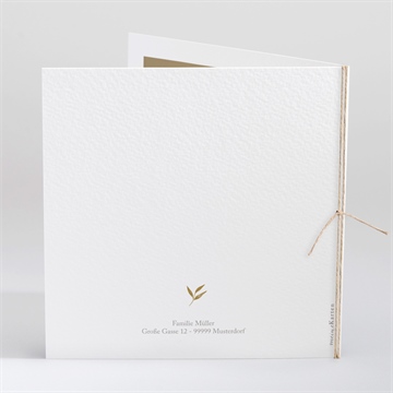 Einladung Taufe sanfte poesie - klappkarte - Vue 3