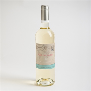 Flaschenetikett Hochzeit reisepass - Vue 2