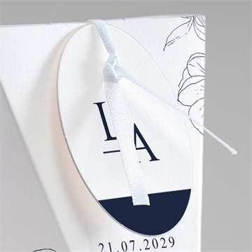 Geschenkbox Hochzeit pfingstrose - schachtel - Vue 2