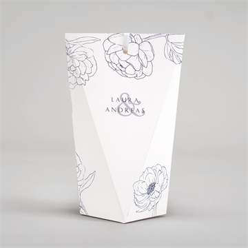 Geschenkbox Hochzeit pfingstrose - schachtel - Vue 4