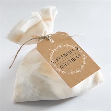 Geschenkanhänger Hochzeit romanze - Vue 2