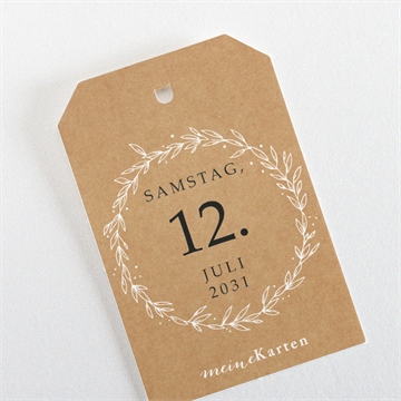 Geschenkanhänger Hochzeit romanze - Vue 3