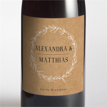 Flaschenetikett Hochzeit ref. N3001803