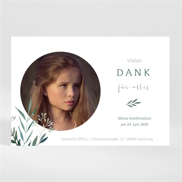 Dankeskarte Konfirmation ref. N110275