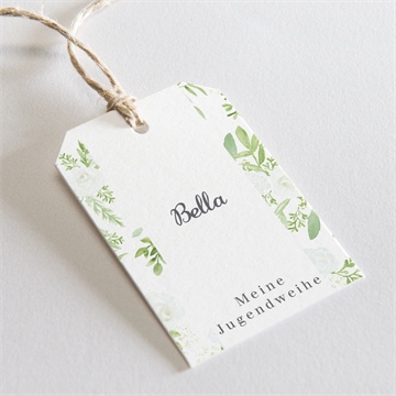 Geschenkanhänger Jugendweihe blätterglück