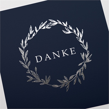 Trauerdanksagung sein schönstes lachen - silber - Vue 3