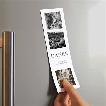 Trauerdanksagung memento - magnet lesezeichen - Vue 2