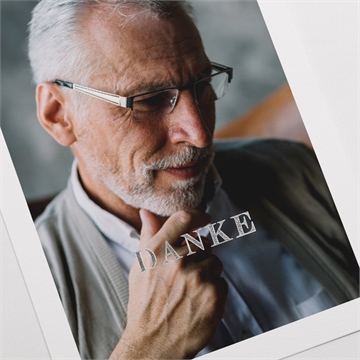 Trauerdanksagung abschied - silber - Vue 3