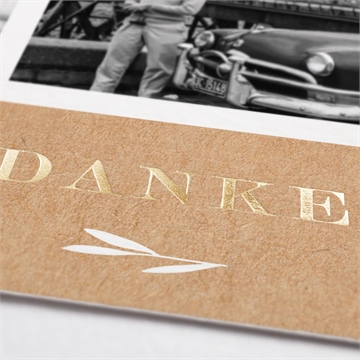 Trauerdanksagung abschiednehmen - gold - Vue 2