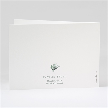 Trauerdanksagung sehnsucht - klappkarte - Vue 3