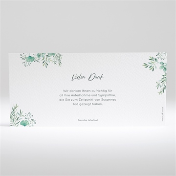 Trauerdanksagung schicksal - querformat - Vue 2