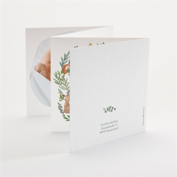 Geburtskarte tanz der waldtiere (junge) - vue 3