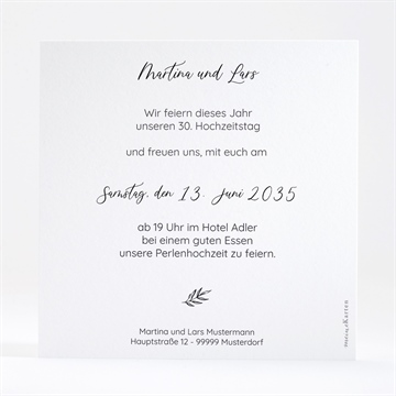 Einladung Hochzeitsjubiläum goldener kranz - vue 4