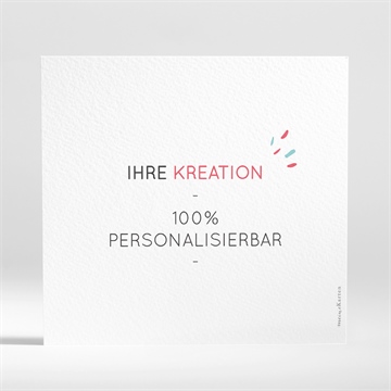 Einladung Hochzeitsjubiläum blanco 15x14cm (n311249) - vue 2