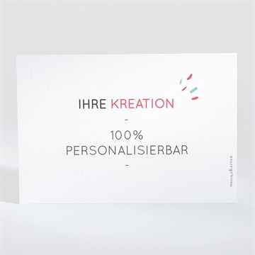 Einladung Hochzeitsjubiläum blanco 13,8x9,5cm (n111258) - vue 2