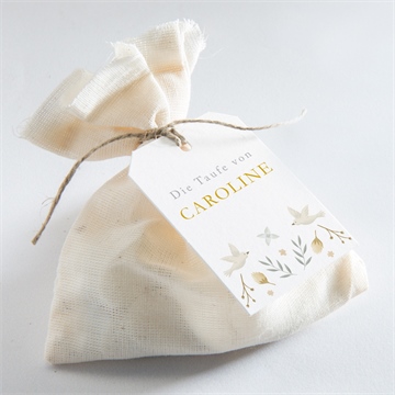 Geschenkanhänger Taufe zarte eleganz - vue 2