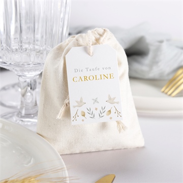 Geschenkbeutel Taufe zarte eleganz - vue 3