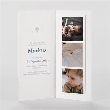 Einladung Taufe horizont - fotostreifen - vue 2