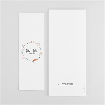 Dankeskarte Hochzeit landkunst - fotostreifen - vue 4