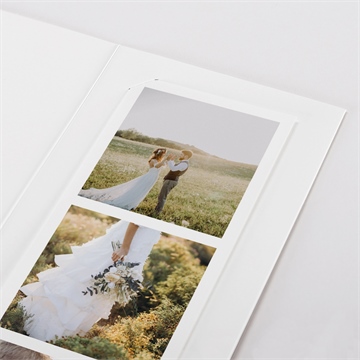 Dankeskarte Hochzeit blätterschmuck - fotostreifen - vue 5