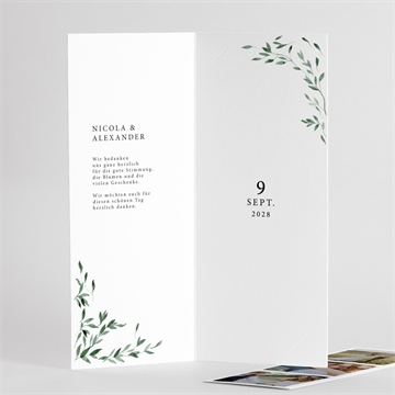 Dankeskarte Hochzeit unter dem olivenbaum - vue 3