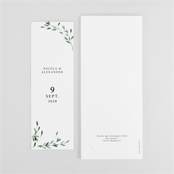 Dankeskarte Hochzeit unter dem olivenbaum - vue 4