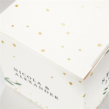 Geschenkbox Hochzeit unter dem olivenbaum - gold - vue 2