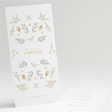 Menükarte Taufe ref. N221270