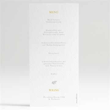 Menükarte Taufe zarte eleganz - vue 2