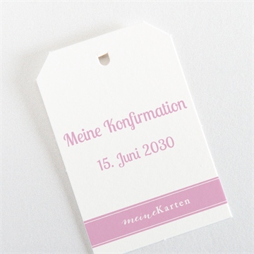 Geschenkanhänger Konfirmation farbenfrohe konfirmation - vue 3