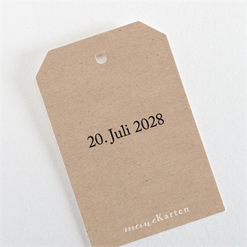 Geschenkanhänger Konfirmation ichtus auf kraftpapier - vue 3