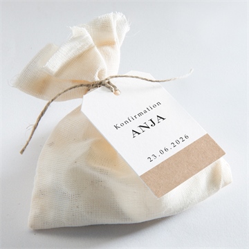 Geschenkanhänger Konfirmation klassische schlichtheit - vue 2