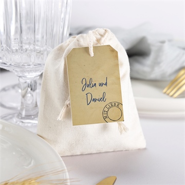 Geschenkbeutel Hochzeit hochzeitstelegramm - vue 3