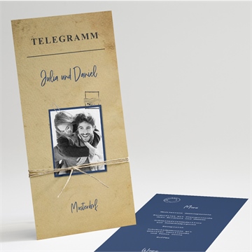 Menükarte Hochzeit ref. N221238