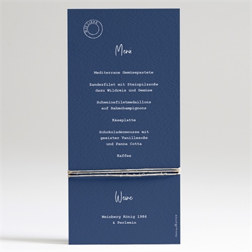 Menükarte Hochzeit hochzeitstelegramm - vue 2