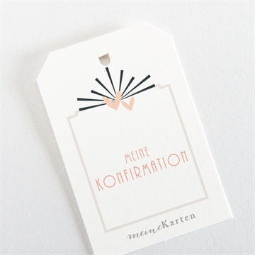 Geschenkanhänger Konfirmation fotoautomat rosa - vue 3