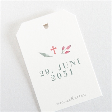 Geschenkanhänger Konfirmation verziertes foto - vue 3