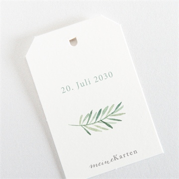 Geschenkanhänger Konfirmation vergoldeter blumenkranz - vue 3