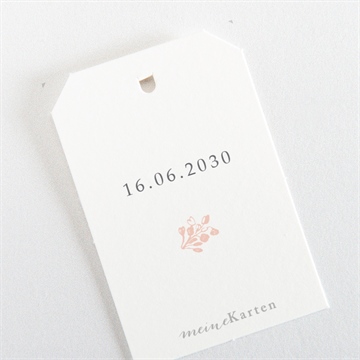 Geschenkanhänger Konfirmation zarte pflanzenmalerei - vue 3