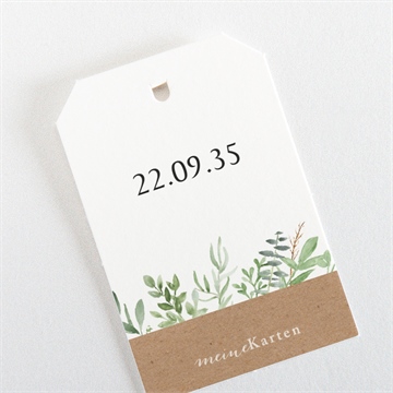 Geschenkanhänger Konfirmation kraftpapier - vue 3