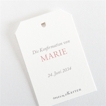 Geschenkanhänger Konfirmation stille hoffnung - vue 3