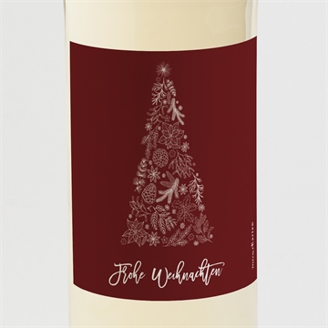 Flaschenetikett Weihnachten ref. N3001975