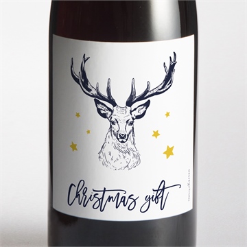Flaschenetikett Weihnachten ref. N3001976