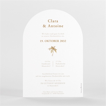 Hochzeitseinladung herbstliche zartheit - vue 2