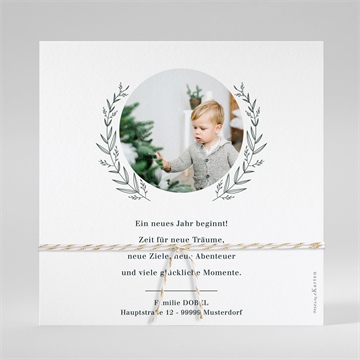 Weihnachtskarte wünsche zum aufblühen - vue 3