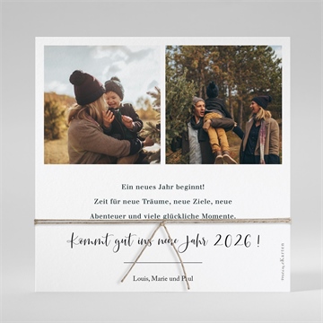 Weihnachtskarte glückssaat - vue 3