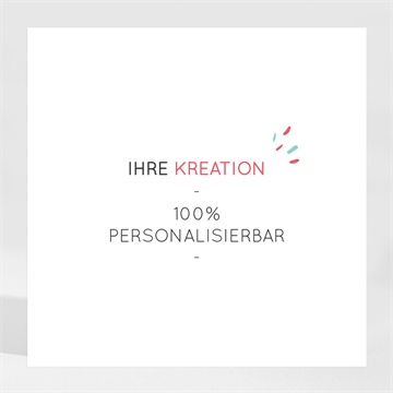 Weihnachtskarte blanco - 9,5x9,5cm (3001683)