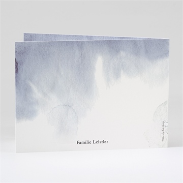 Trauerdanksagung wintertraum - klappkarte - vue 3